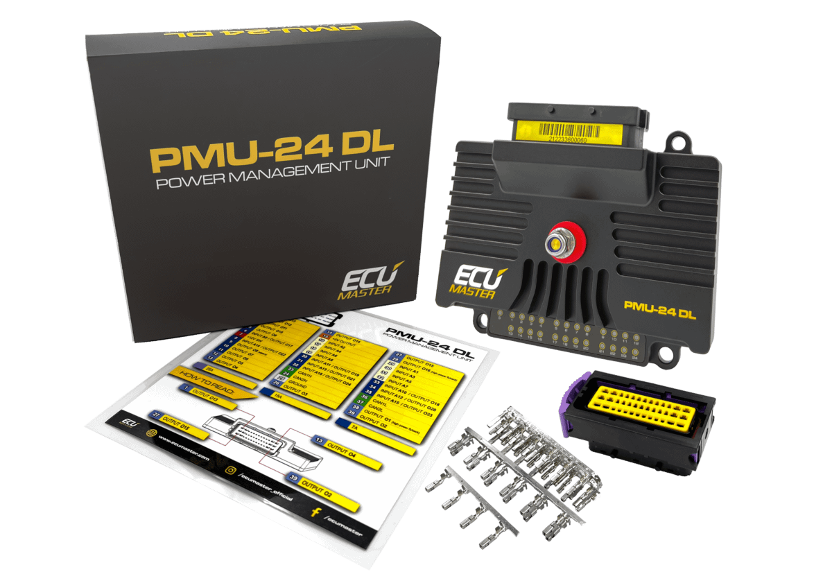 Ecumaster PMU-24 DL - Power Management Unit 24 Data Logging