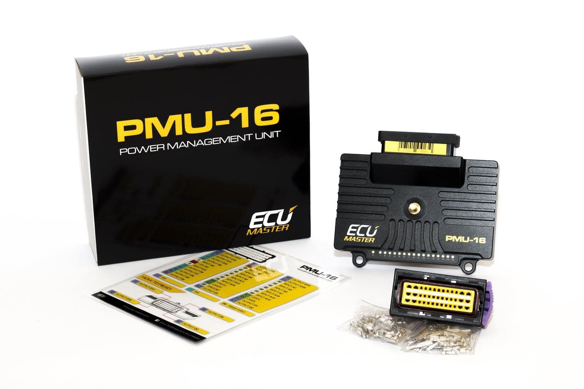 Ecumaster PMU16DL - Power Management Unit 16 Data Logging